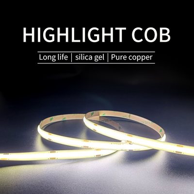 Waterproof 12V COB LED Strip Light 480 bead Monochrome Type 50000H