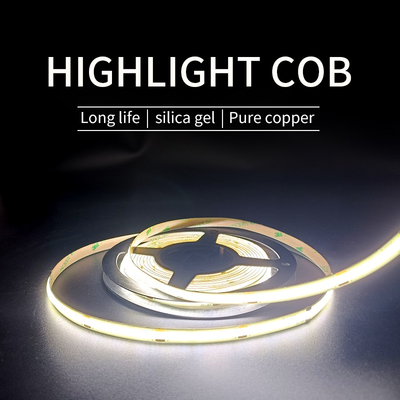 Flexible Line COB LED Strip Light Outdoor Low Voltage Ultra Narrow