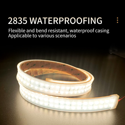 12V Bathroom Mirror Lamp Decorative 2835 LED Strip Lights With Sleeve