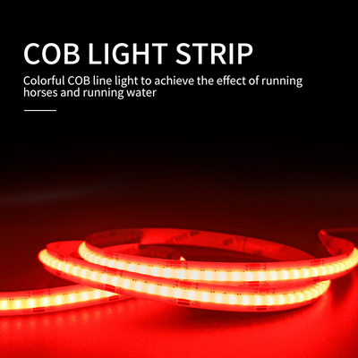 Phantom COB LED Strip Light Low Voltage Ultra Narrow Flexible Line Red Color