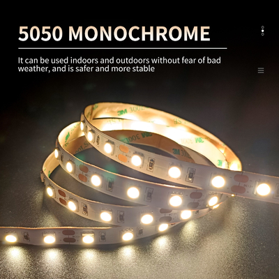UL SMD LED Flexible Strips 5050 Highlight Monochrome 50000H Long Life