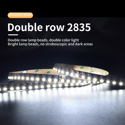 Low Voltage Bright 5050 LED Strip Light 12/24V Double Row Tricolor Light