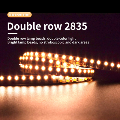 Dimming SMD 5050 LED Strip Light Low Voltage Double Row Flexible 12V / 24V