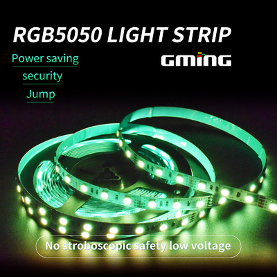 Colorful Racing Lantern Slide 5050RGB Lighting Engineering Soft Light Strip