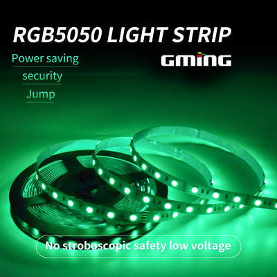 Led Strip Light 5050 Rgb With Bar Colorful Running Lamp Waterproof Remote Control