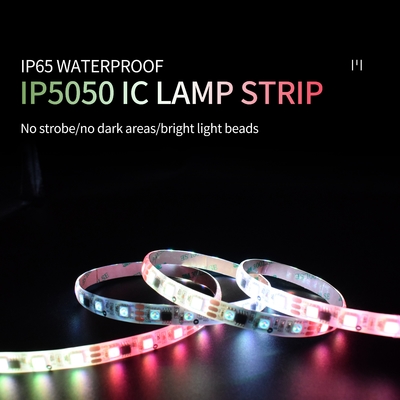 5050rgb 60 Lamp Slide Waterproof Smd Led Strip Color Full Color Ribbon Landscape