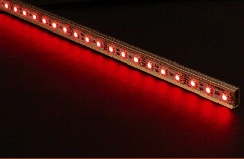 Aluminum 6 - 18W SMD LED Strip , Flexible Warm White 5050 LED Strip Lights