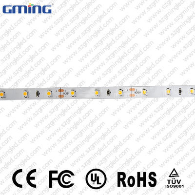 4.8 W / M 8 Mm Width 12V LED Light Strips Flexible , Indoor 3528 LED Rope Light