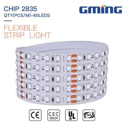 60 LEDs / M SMD 2835LED Strip Light Flexible DC 12V For Indoor Decoration