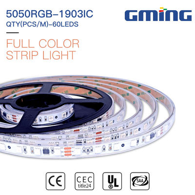 Waterproof IP67 12W SMD5050 Color Changing Led Strip