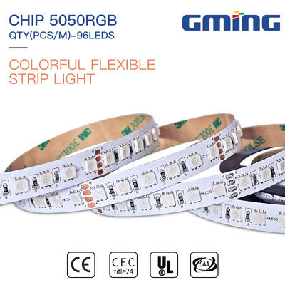 19.2W Programming SMD 5050 LED Strip Light with wide viewing angle