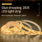 Glue Dropping SMD 2835 LED Strip IP65 Waterproof UL Certification