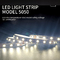 Monochrome 5050 LED Strip Lights 120 Degrees Indoor And Outdoor Lighting